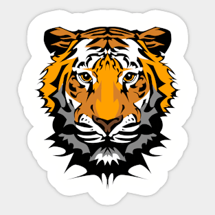 Tiger Fist T Shirt Design Sticker